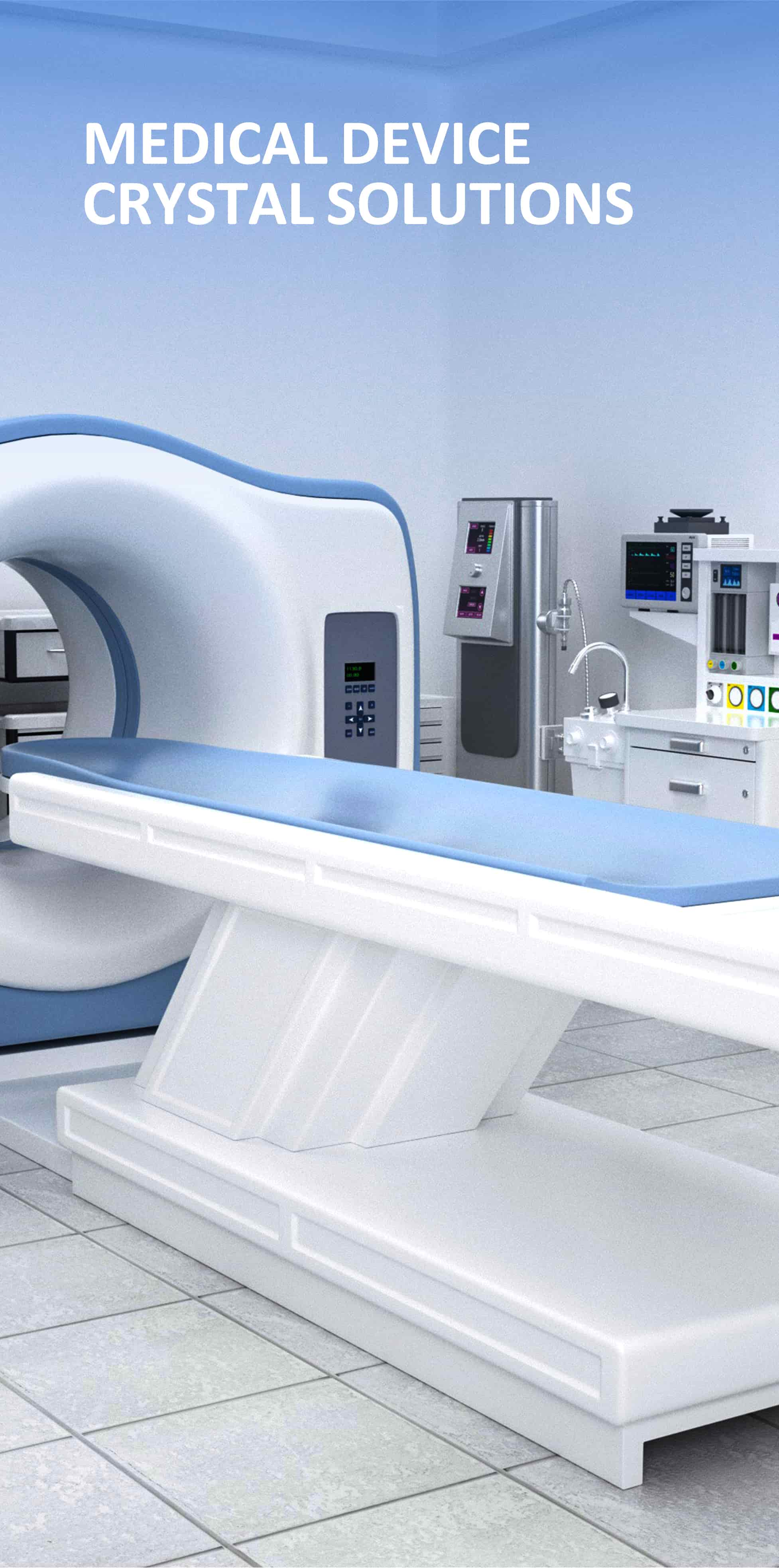 医疗设备晶体解决方案